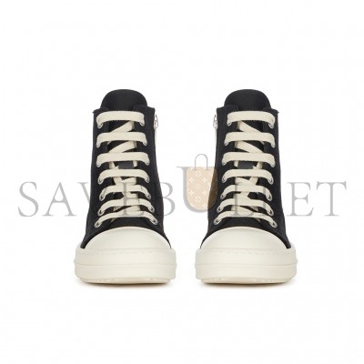 RICK OWENS BABYGEO SNEAKS IN BLACK MILK MILK DOESKIN TO915864